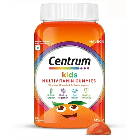 Centrum Multivitamins for 3-15 Years Kids, 30 Gummies