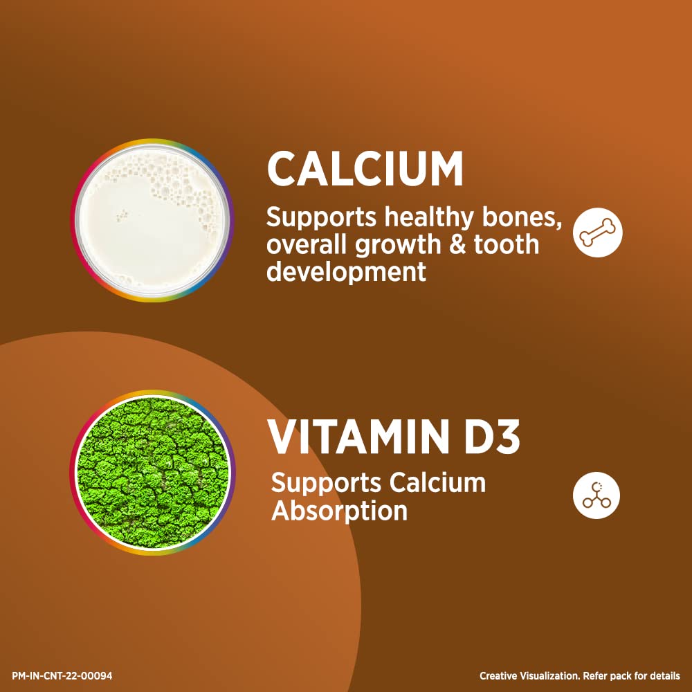 Centrum Kids Growth Fuel Chocolate Flavour Calcium & Vitamin D, 30