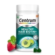 Centrum Healthy Hair Biotin+ Strawberry Flavour, 30 Gummies