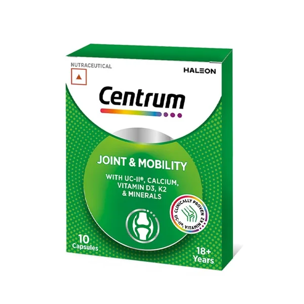 Centrum Joint &amp; Mobility for 18+ Adults, 10 Capsules, Pack of 10