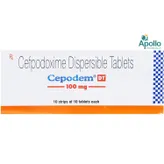 Cepodem DT 100 mg Tablet 10's, Pack of 10 TABLETS