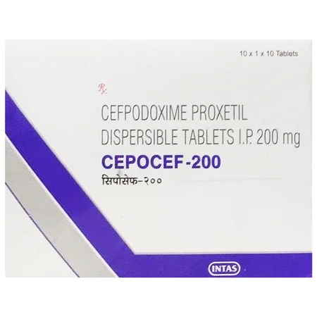 Cepocef 200 mg Tablet 10's