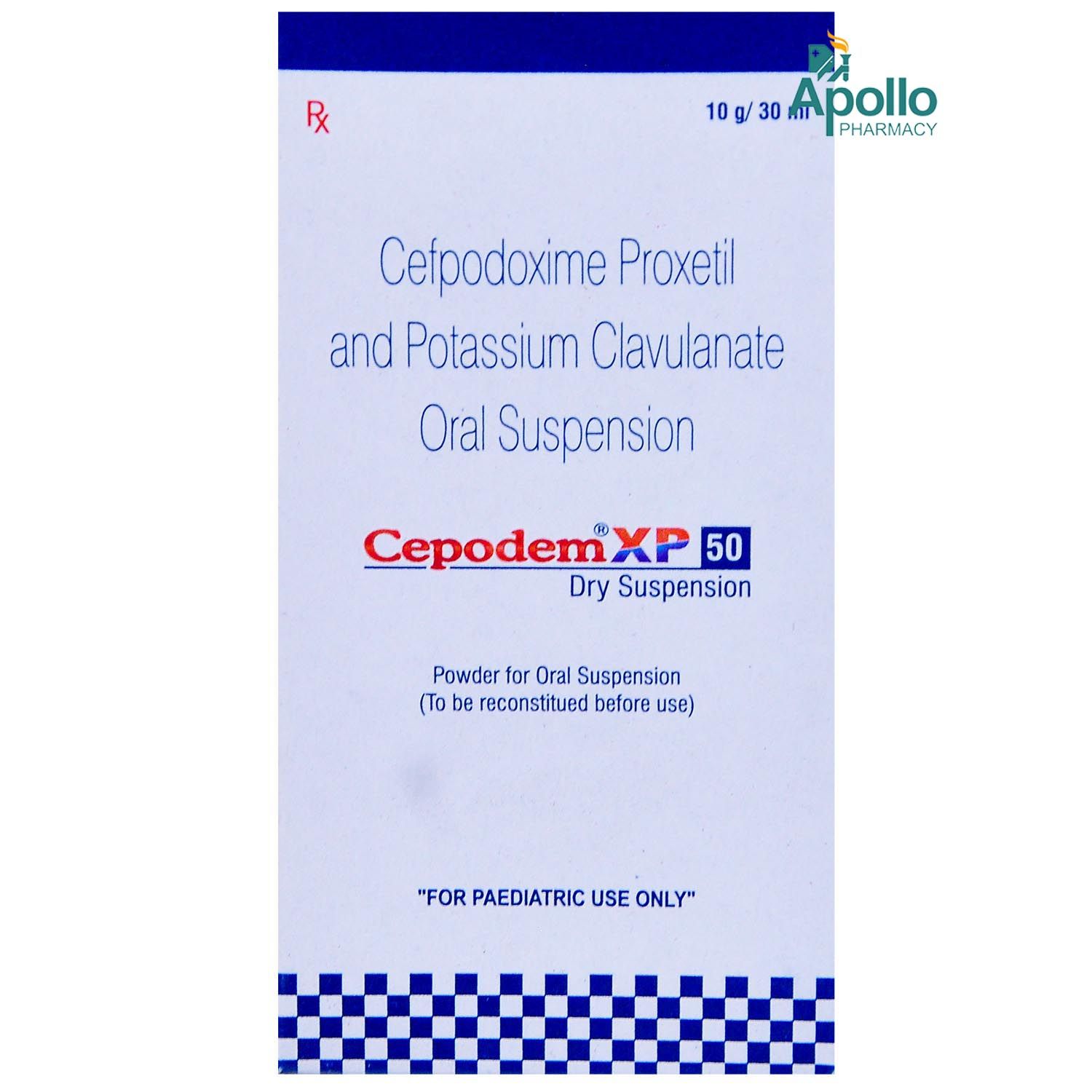 Buy Cepodem XP Dry Syrup 30 ml Online