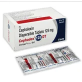 Cephadex 125 DT Tablet 10's, Pack of 10 IndiaS