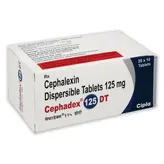 Cephadex 125 DT Tablet 10's, Pack of 10 IndiaS