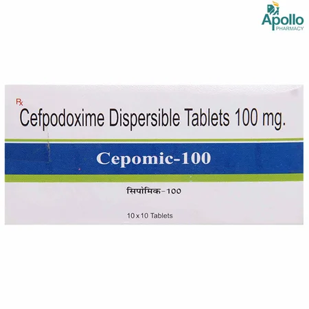Cepomic-100 mg DT Tablet 10's