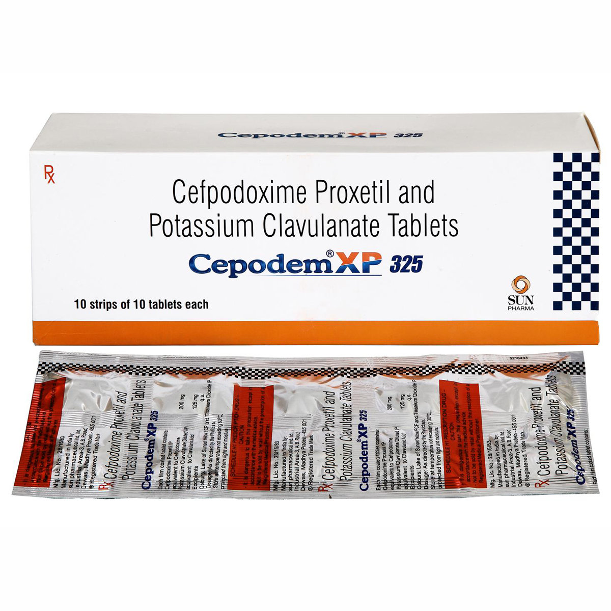 Cepodem XP 325 Tablet 10's, Pack of 10 TABLETS Cepodem XP 325 Tablet 10's, Pack of 10 TABLETS