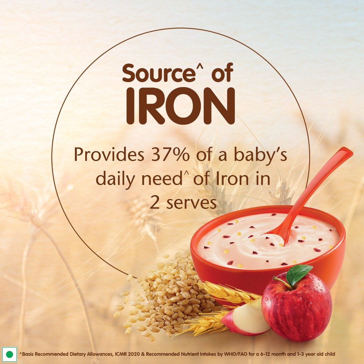 CERELAC Baby Food Cereal | Wheat Apple Cherry for 8 to 24 Months Baby | Source of Iron & Protein | Instant Baby Food Cereal | 350 gm, Pack of 1 CERELAC Baby Food Cereal | Wheat Apple Cherry for 8 to 24 Months Baby | Source of Iron & Protein | Instant Baby Food Cereal | 350 gm, Pack of 1