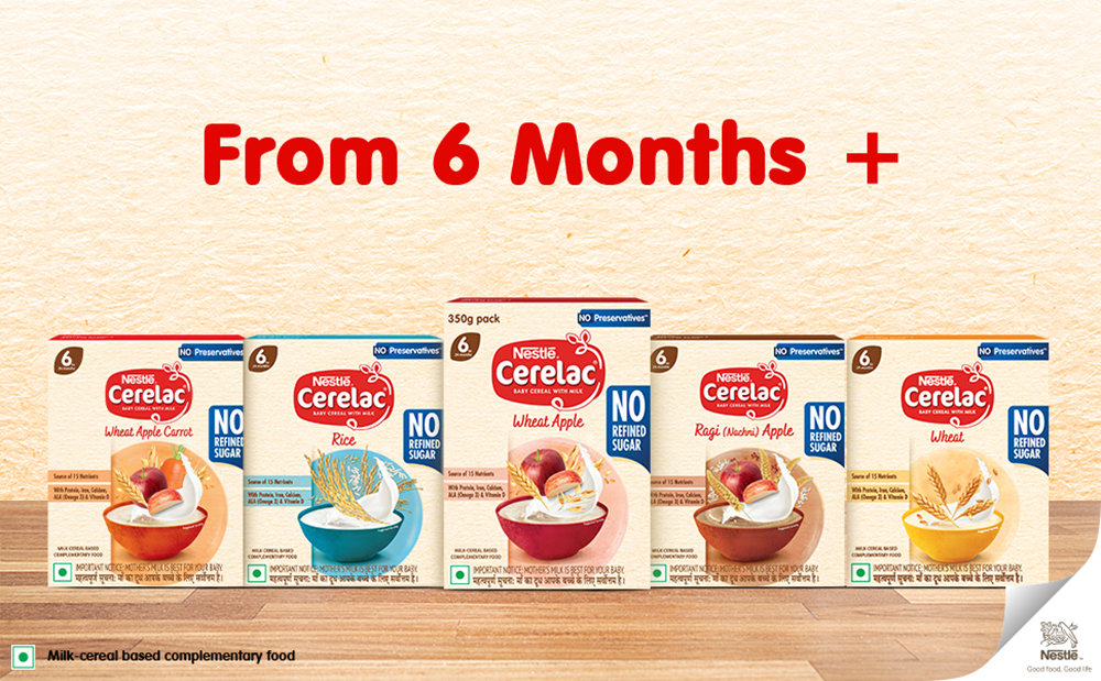 CERELAC Wheat Baby Food Cereal 300 gm | No Refined Sugar & No Preservatives for 6 to 24 Months Baby, Pack of 1 CERELAC Wheat Baby Food Cereal 300 gm | No Refined Sugar & No Preservatives for 6 to 24 Months Baby, Pack of 1
