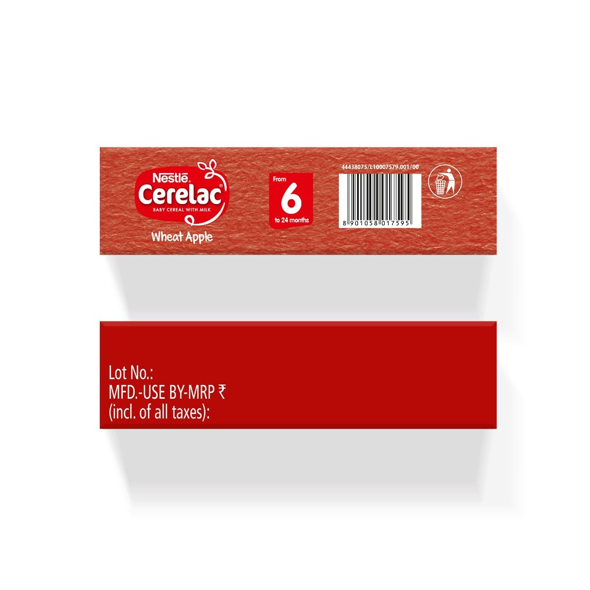 CERELAC Baby Food Cereal | No Preservatives | Wheat Apple for 6 to 24 Months Baby | Source of Iron & Protein for Babies | Instant Cereal | 350 gm, Pack of 1 CERELAC Baby Food Cereal | No Preservatives | Wheat Apple for 6 to 24 Months Baby | Source of Iron & Protein for Babies | Instant Cereal | 350 gm, Pack of 1