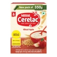 Nestle Cerelac Baby Cereal with Milk Wheat Apple (From 6 to 24 Months) Powder, 350 gm Refill Pack