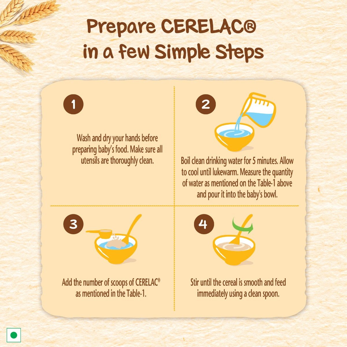 CERELAC Baby Food Cereal | Wheat Rice Mixed Veg for 10 to 24 Months Baby | Source of Iron & Protein | Instant Baby Food Cereal | 300 gm, Pack of 1 CERELAC Baby Food Cereal | Wheat Rice Mixed Veg for 10 to 24 Months Baby | Source of Iron & Protein | Instant Baby Food Cereal | 300 gm, Pack of 1