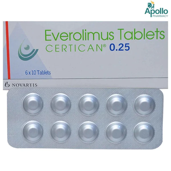 Certican 0.25 Tablet 10's