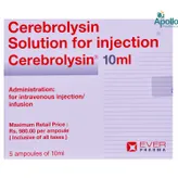 Cerebrolysin Injection 10 ml, Pack of 1 INJECTION
