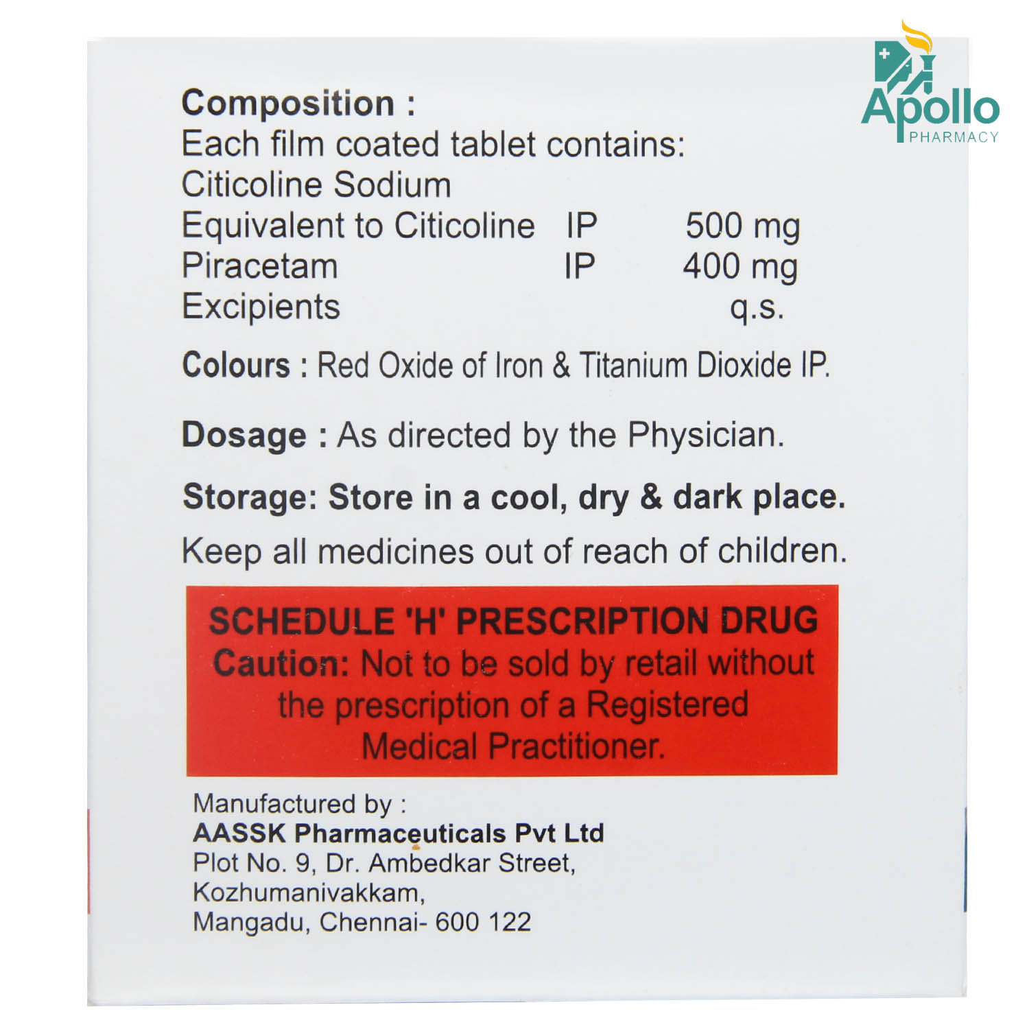 Cerebolin-P Tablet 10's, Pack of 10 TABLETS Cerebolin-P Tablet 10's, Pack of 10 TABLETS