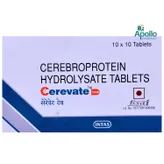 Cerevate Tablet 10's, Pack of 10 TABLETS