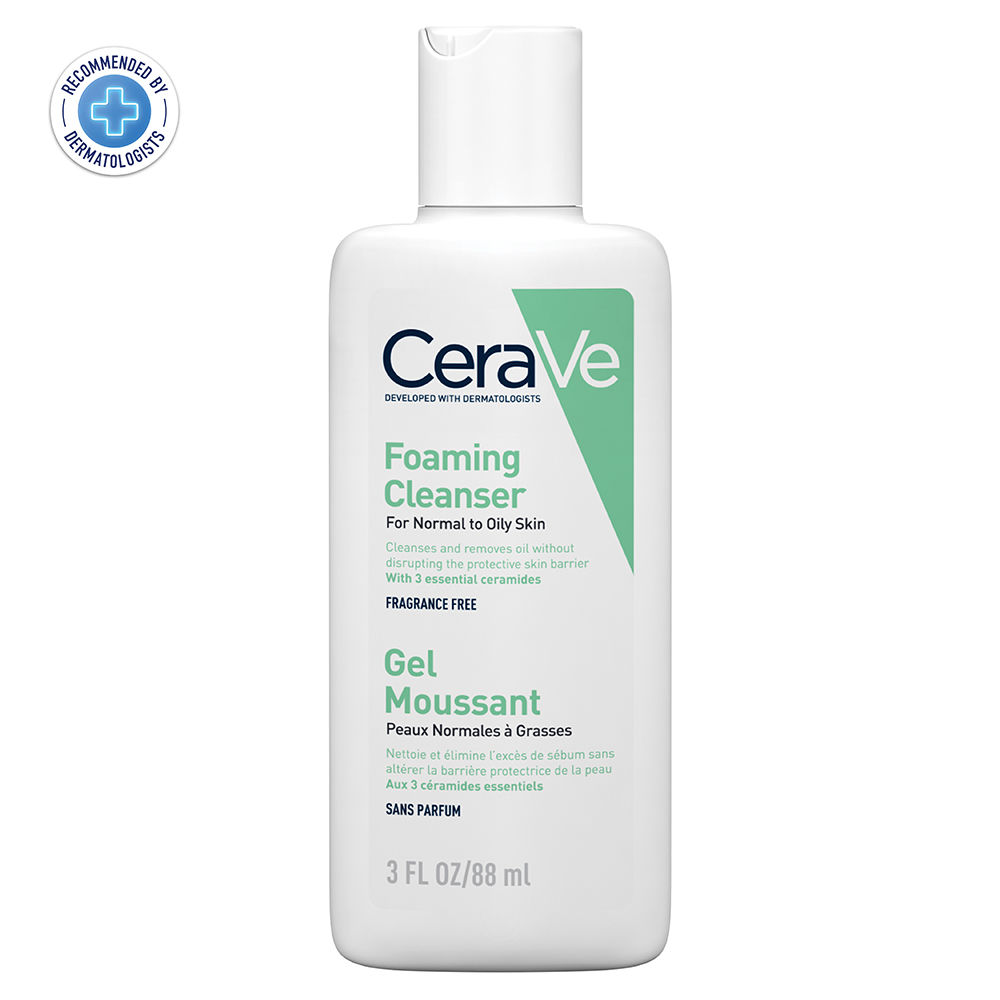 Buy CeraVe Foaming Daily Gel Cleanser for Normal to Oily Skin, 88 ml Online