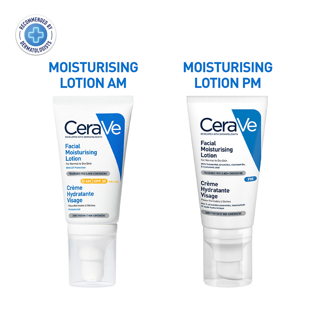 CeraVe AM SPF 30 Facial Moisturising Lotion for Normal to Dry Skin, 52 ml, Pack of 1 CeraVe AM SPF 30 Facial Moisturising Lotion for Normal to Dry Skin, 52 ml, Pack of 1