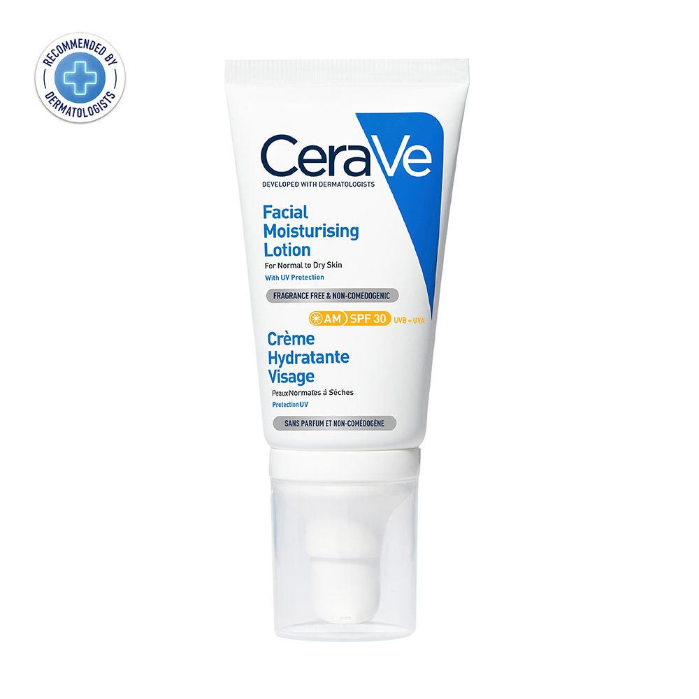 Buy CeraVe AM Facial Moisturising Lotion for Normal to Dry Skin, 52 ml Online