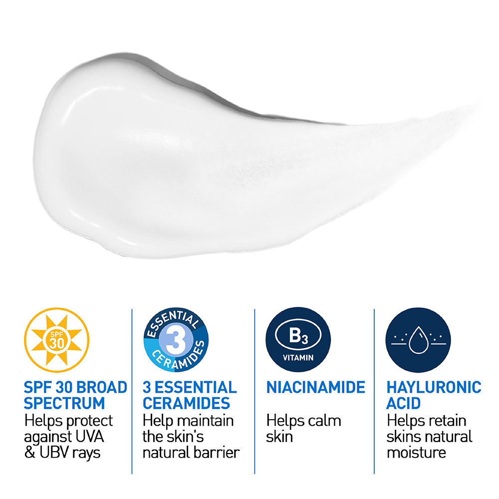 CeraVe AM SPF 30 Facial Moisturising Lotion for Normal to Dry Skin, 52 ml, Pack of 1 CeraVe AM SPF 30 Facial Moisturising Lotion for Normal to Dry Skin, 52 ml, Pack of 1