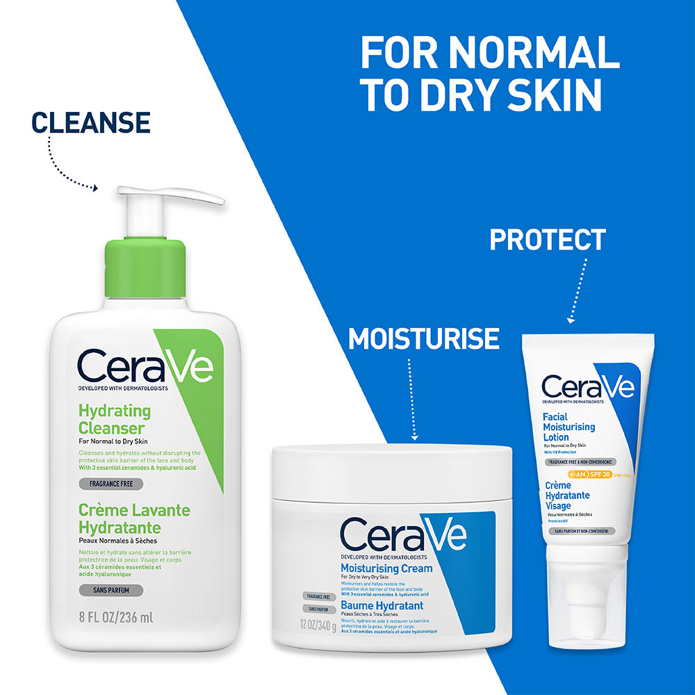 CeraVe AM SPF 30 Facial Moisturising Lotion for Normal to Dry Skin, 52 ml, Pack of 1 CeraVe AM SPF 30 Facial Moisturising Lotion for Normal to Dry Skin, 52 ml, Pack of 1