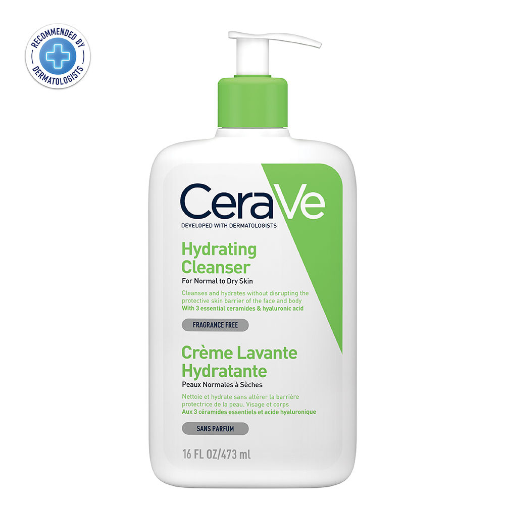 Buy CeraVe Hydrating Non-Foaming Daily Facial Cleanser for Normal to Dry Skin, 473 ml Online