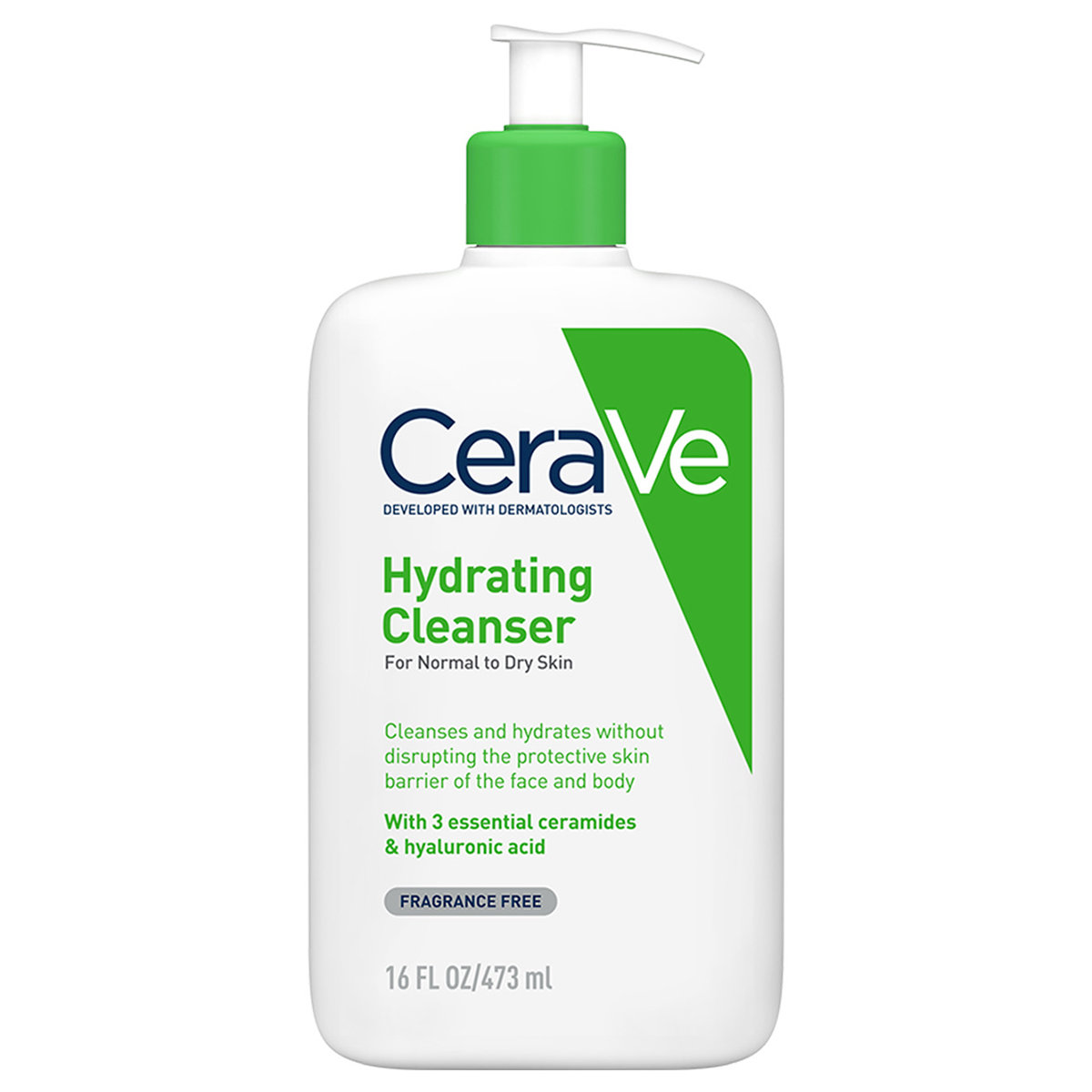 CeraVe Hydrating Cleanser 473 ml | Ceramides & Hyaluronic Acid | Gently Cleanses | All Day Hydration | For Normal to Dry Skin, Pack of 1 CeraVe Hydrating Cleanser 473 ml | Ceramides & Hyaluronic Acid | Gently Cleanses | All Day Hydration | For Normal to Dry Skin, Pack of 1