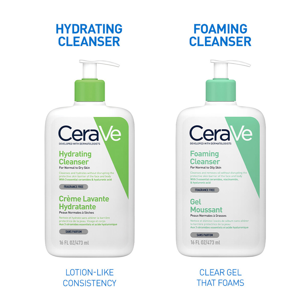 CeraVe Hydrating Cleanser 473 ml | Ceramides & Hyaluronic Acid | Gently Cleanses | All Day Hydration | For Normal to Dry Skin, Pack of 1 CeraVe Hydrating Cleanser 473 ml | Ceramides & Hyaluronic Acid | Gently Cleanses | All Day Hydration | For Normal to Dry Skin, Pack of 1