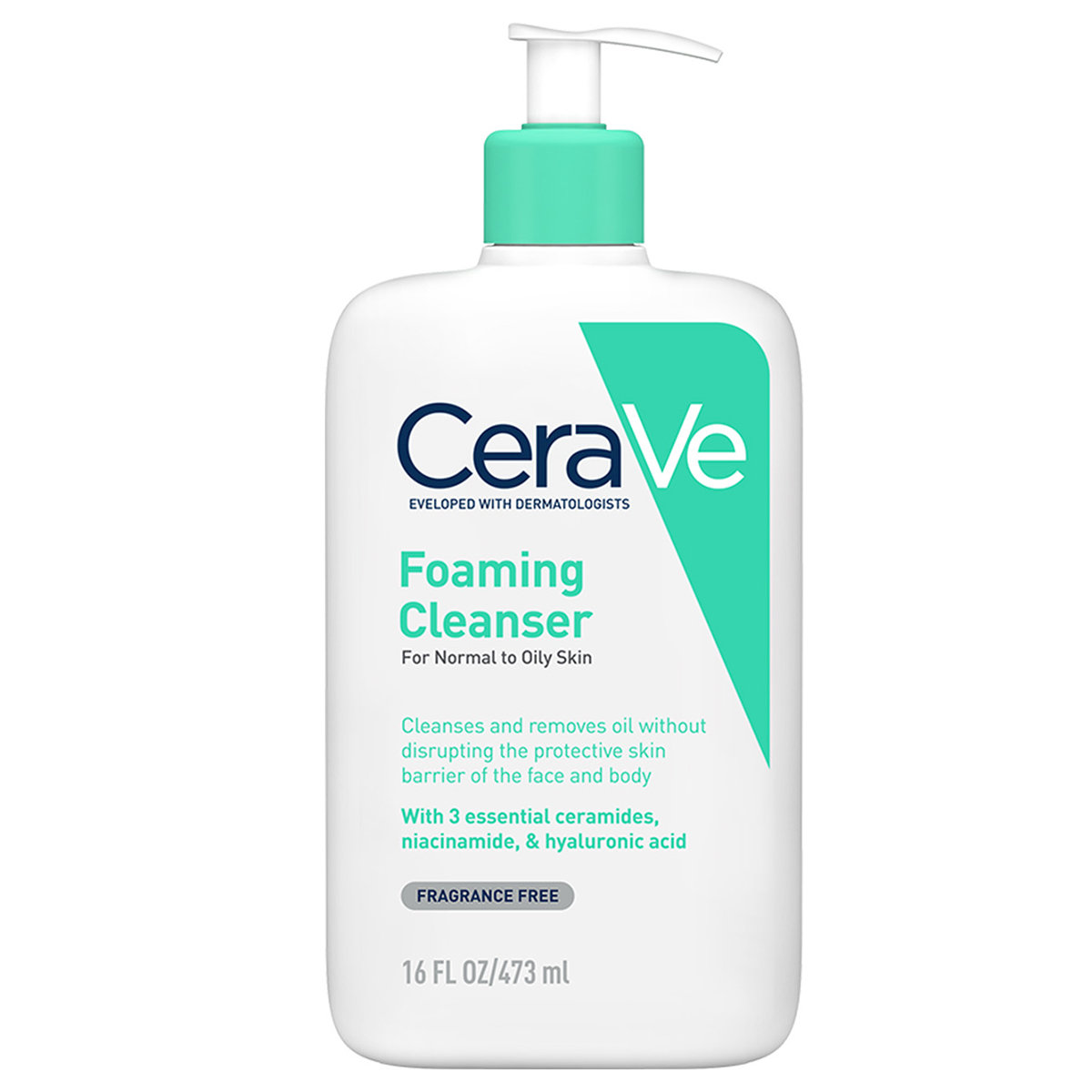 CeraVe Foaming Cleanser 88 ml | Ceramides, Niacinamides, Hyaluronic Acid | Gently Cleanses | Controls Oil | For Normal to Oily Skin, Pack of 1 CeraVe Foaming Cleanser 88 ml | Ceramides, Niacinamides, Hyaluronic Acid | Gently Cleanses | Controls Oil | For Normal to Oily Skin, Pack of 1