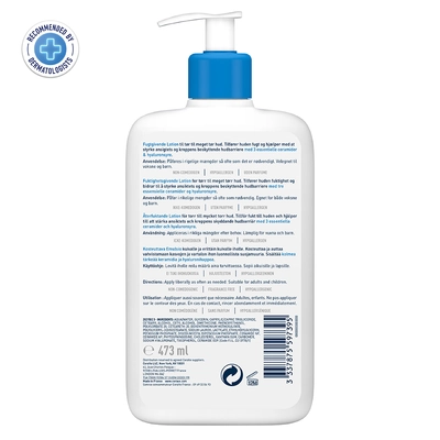 CeraVe Moisturising Lotion 473 ml | Ceramides &amp; Hyaluronic Acid | Provides Long Lasting Hydration | Non Greasy | For Dry to Very Dry Skin, Pack of 1