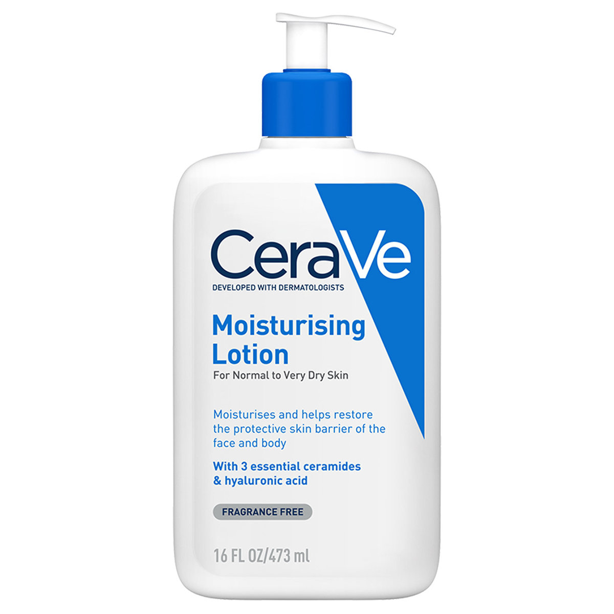CeraVe Moisturising Lotion 473 ml | Ceramides & Hyaluronic Acid | Provides Long Lasting Hydration | Non Greasy | For Dry to Very Dry Skin, Pack of 1 CeraVe Moisturising Lotion 473 ml | Ceramides & Hyaluronic Acid | Provides Long Lasting Hydration | Non Greasy | For Dry to Very Dry Skin, Pack of 1