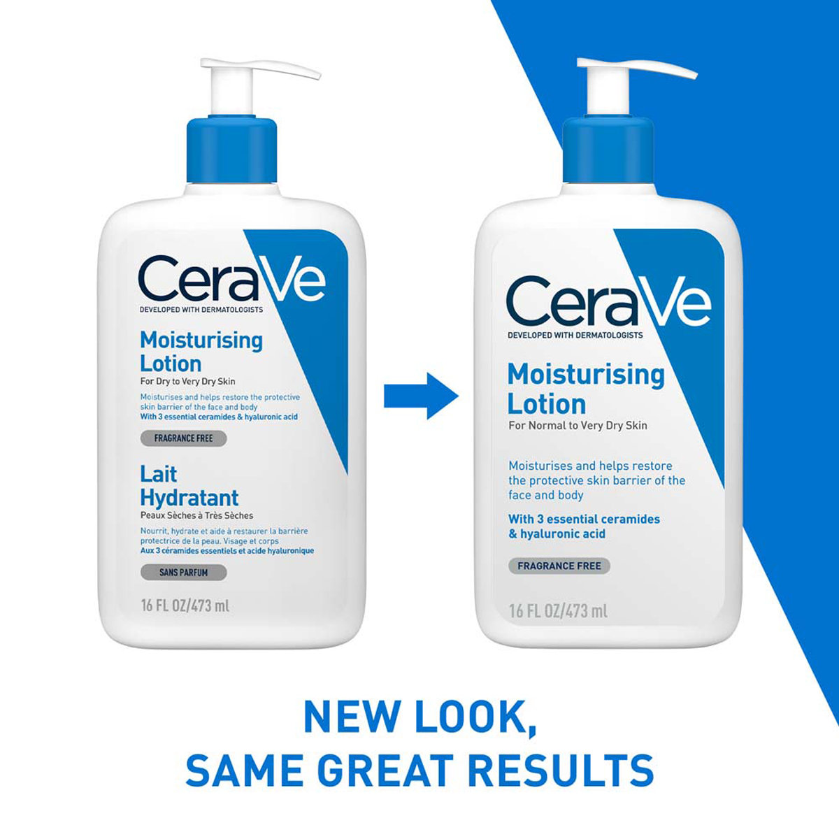 CeraVe Moisturising Lotion 473 ml | Ceramides & Hyaluronic Acid | Provides Long Lasting Hydration | Non Greasy | For Dry to Very Dry Skin, Pack of 1 CeraVe Moisturising Lotion 473 ml | Ceramides & Hyaluronic Acid | Provides Long Lasting Hydration | Non Greasy | For Dry to Very Dry Skin, Pack of 1