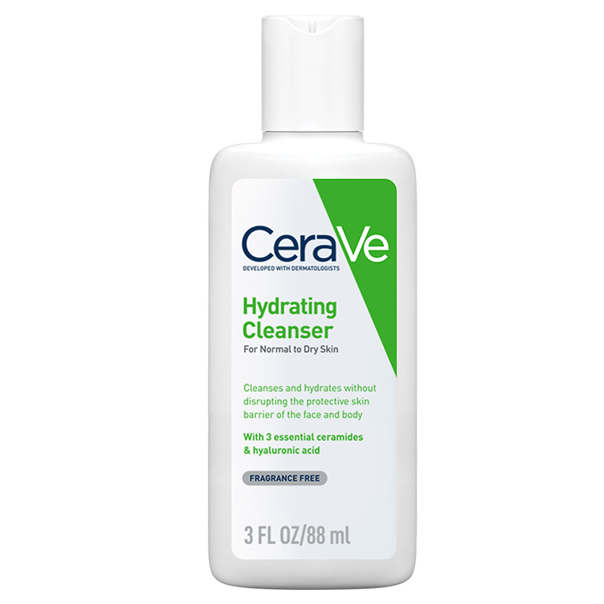 CeraVe Hydrating Cleanser 88 ml | Ceramides & Hyaluronic Acid | Gently Cleanses | All Day Hydration | For Normal to Dry Skin, Pack of 1 CeraVe Hydrating Cleanser 88 ml | Ceramides & Hyaluronic Acid | Gently Cleanses | All Day Hydration | For Normal to Dry Skin, Pack of 1
