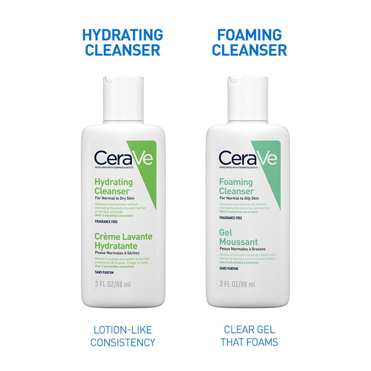 CeraVe Hydrating Cleanser 88 ml | Ceramides & Hyaluronic Acid | Gently Cleanses | All Day Hydration | For Normal to Dry Skin, Pack of 1 CeraVe Hydrating Cleanser 88 ml | Ceramides & Hyaluronic Acid | Gently Cleanses | All Day Hydration | For Normal to Dry Skin, Pack of 1
