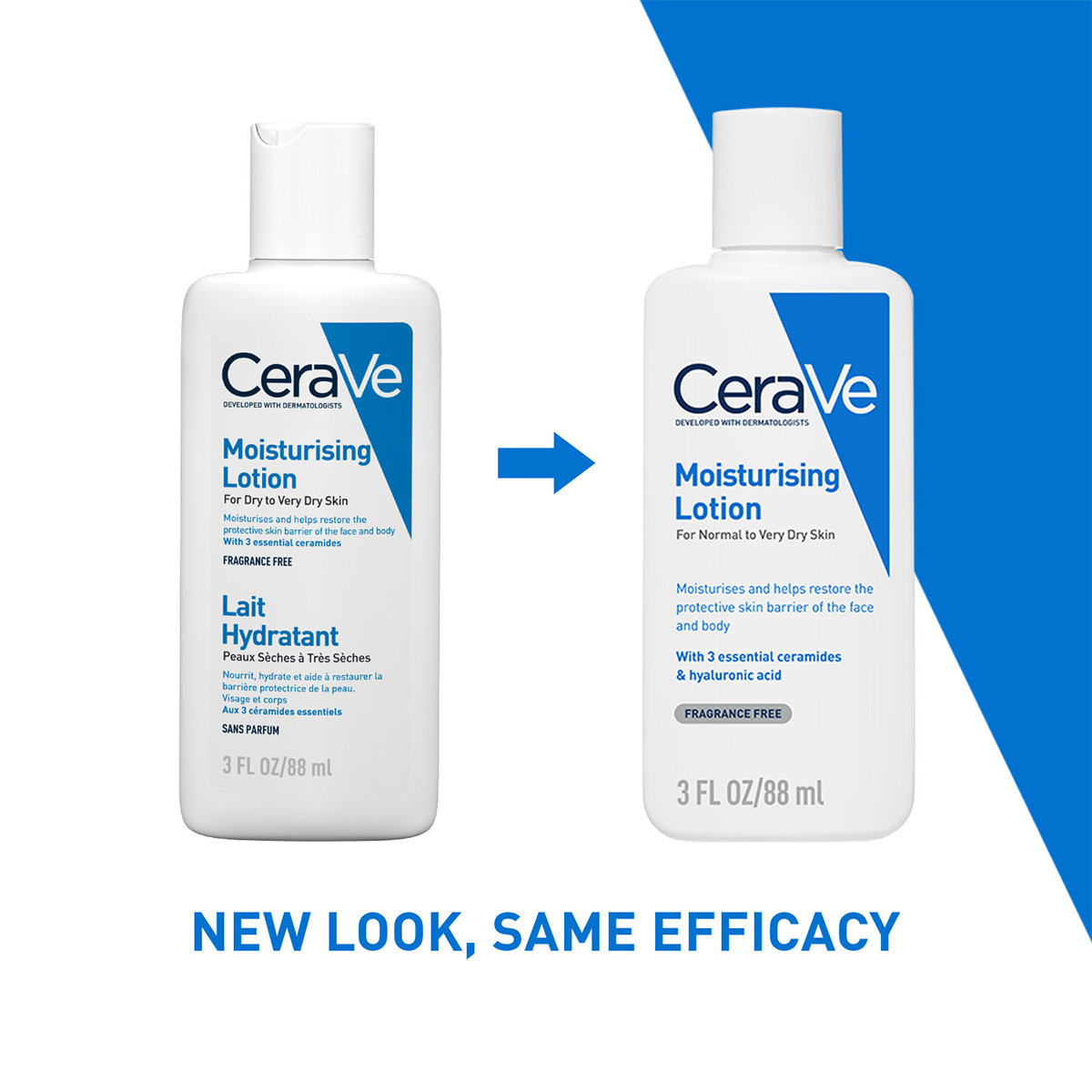 CeraVe Moisturising Lotion 88 ml | Ceramides & Hyaluronic Acid | Provides Long Lasting Hydration | Non Greasy | For Dry to Very Dry Skin, Pack of 1 CeraVe Moisturising Lotion 88 ml | Ceramides & Hyaluronic Acid | Provides Long Lasting Hydration | Non Greasy | For Dry to Very Dry Skin, Pack of 1