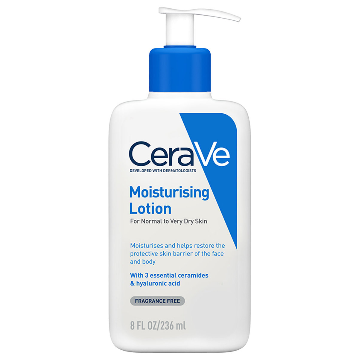 CeraVe Moisturising Lotion 236 ml | Ceramides & Hyaluronic Acid | Provides Long Lasting Hydration | Non Greasy | For Dry to Very Dry Skin, Pack of 1 CeraVe Moisturising Lotion 236 ml | Ceramides & Hyaluronic Acid | Provides Long Lasting Hydration | Non Greasy | For Dry to Very Dry Skin, Pack of 1