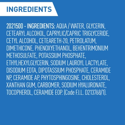 CeraVe Moisturising Cream 340 gm | Ceramides &amp; Hyaluronic Acid | Provides Long Lasting Hydration | Non Greasy | For Dry to Very Dry Skin, Pack of 1