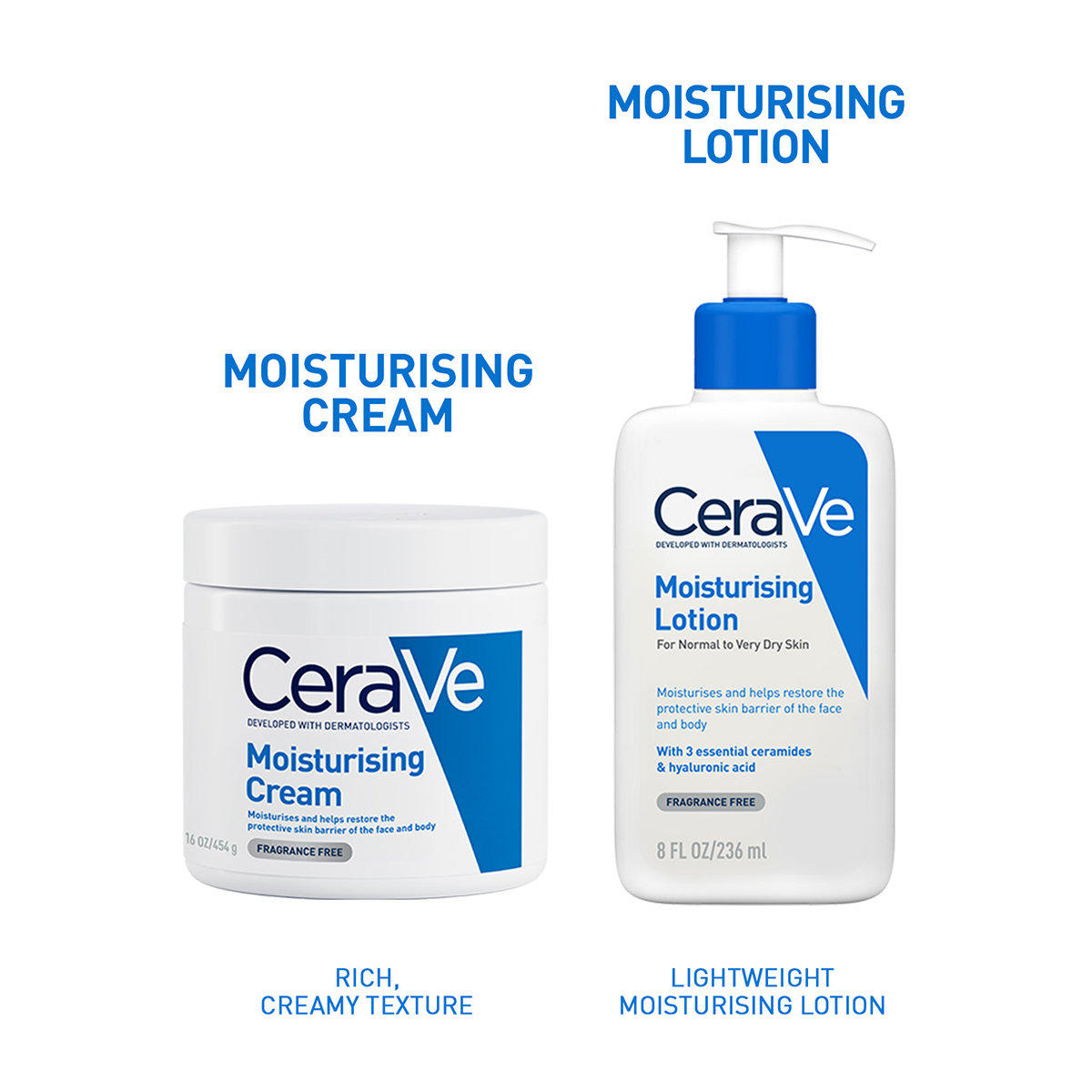 CeraVe Moisturising Cream 454 gm | Ceramides & Hyaluronic Acid | Provides Long Lasting Hydration | Non Greasy | For Dry to Very Dry Skin, Pack of 1 CeraVe Moisturising Cream 454 gm | Ceramides & Hyaluronic Acid | Provides Long Lasting Hydration | Non Greasy | For Dry to Very Dry Skin, Pack of 1