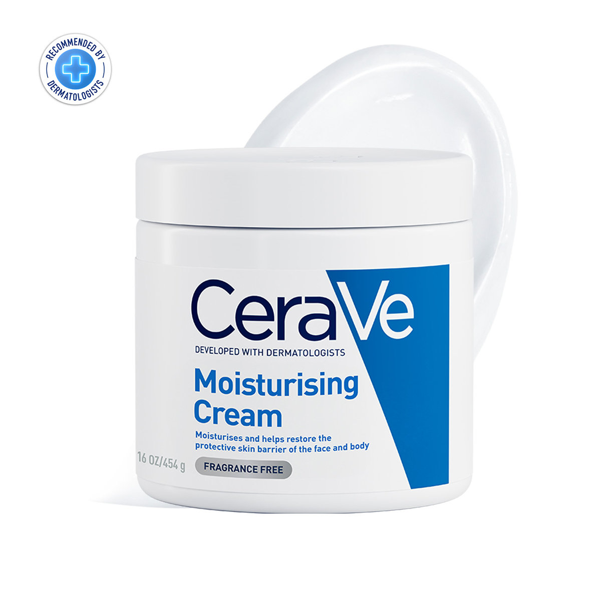 CeraVe Moisturising Cream 454 gm | Ceramides & Hyaluronic Acid | Provides Long Lasting Hydration | Non Greasy | For Dry to Very Dry Skin, Pack of 1 CeraVe Moisturising Cream 454 gm | Ceramides & Hyaluronic Acid | Provides Long Lasting Hydration | Non Greasy | For Dry to Very Dry Skin, Pack of 1
