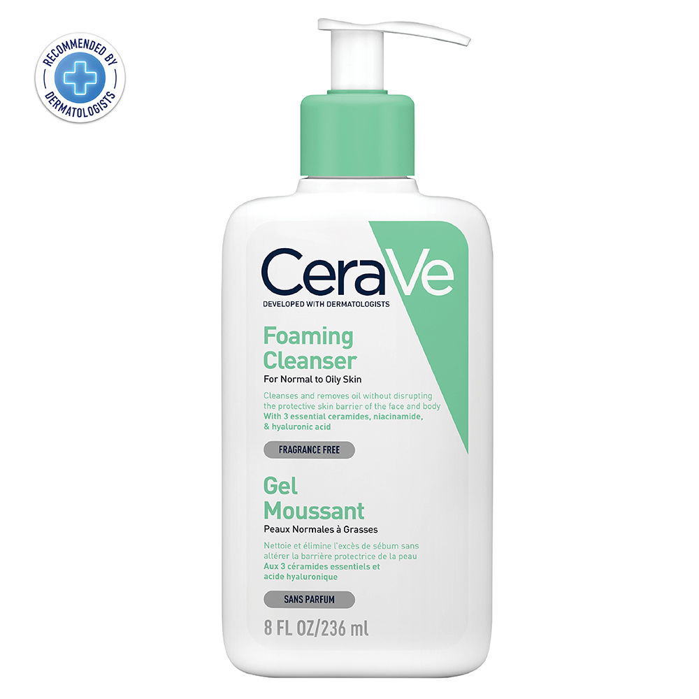 Buy CeraVe Foaming Daily Gel Cleanser for Normal to Oily Skin, 236 ml Online