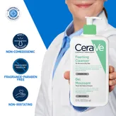 CeraVe Foaming Daily Gel Cleanser for Normal to Oily Skin, 236 ml, Pack of 1