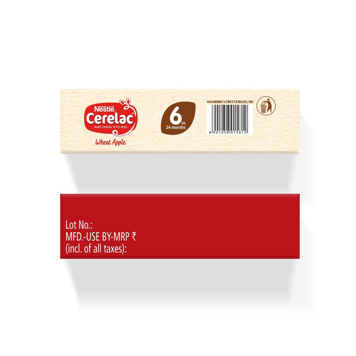 CERELAC Baby Food Cereal | No Refined Sugar | Wheat Apple for 6 to 24 Months Baby | Omega 3 Iron Protein Calcium Vitamin D for Babies | Instant Baby Food Cereal | 350 gm, Pack of 1 CERELAC Baby Food Cereal | No Refined Sugar | Wheat Apple for 6 to 24 Months Baby | Omega 3 Iron Protein Calcium Vitamin D for Babies | Instant Baby Food Cereal | 350 gm, Pack of 1