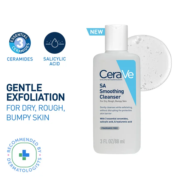 Cerave SA Smoothing Cleanser, 88 ml