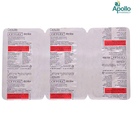 Cetgel Capsule 10's