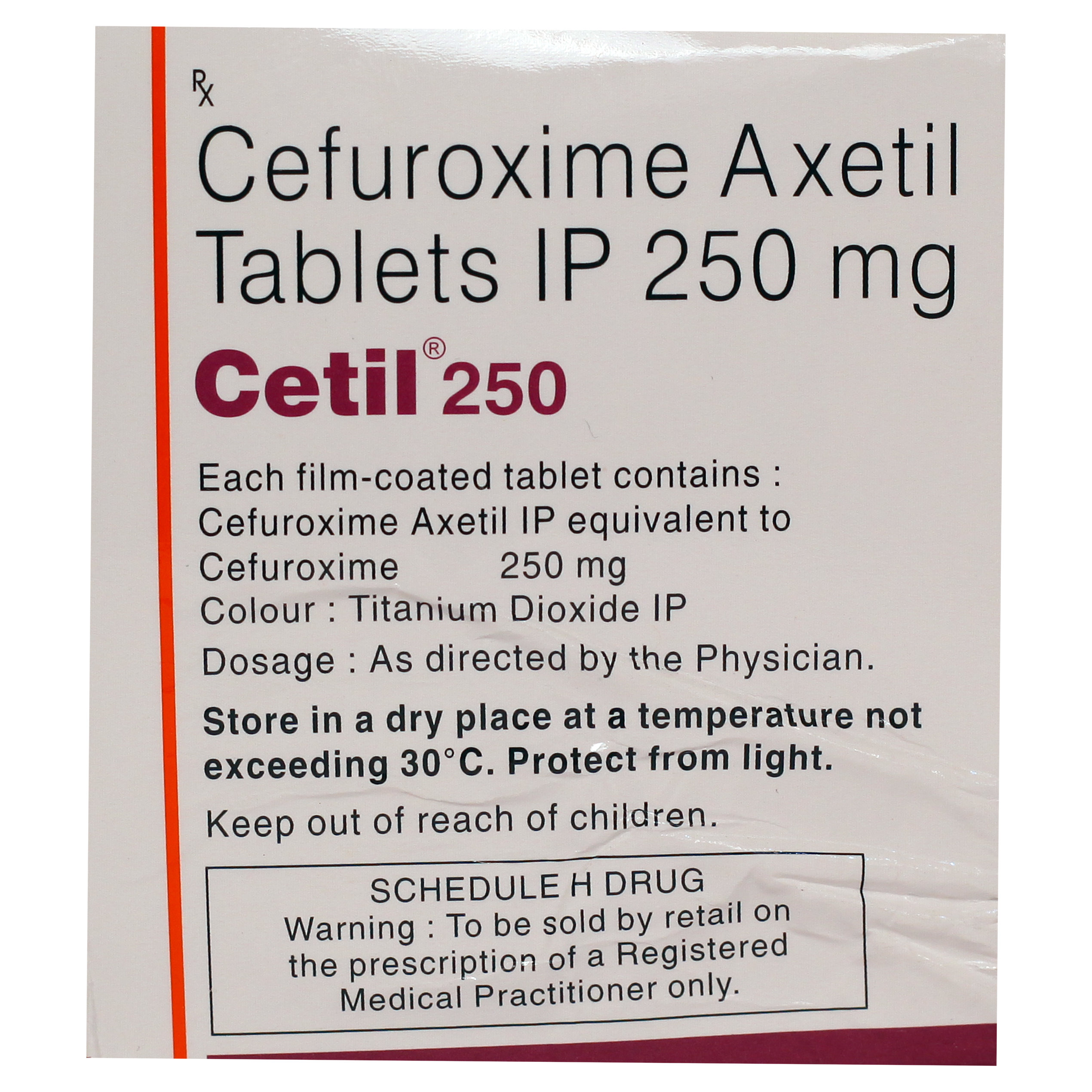 Cetil 250 Tablet 10's, Pack of 10 TABLETS Cetil 250 Tablet 10's, Pack of 10 TABLETS