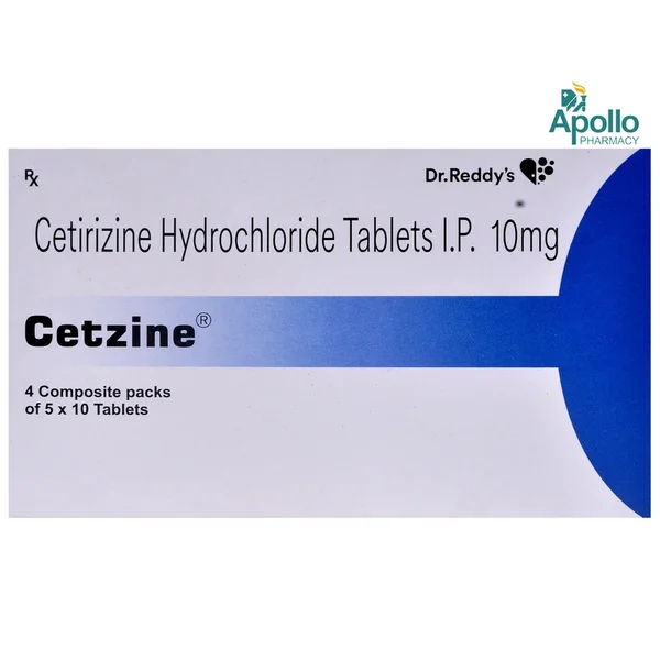 Cetzine 10 mg Tablet 10's, Pack of 10 TABLETS