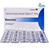 Cetzine Tablet 10's, Pack of 10 TABLETS
