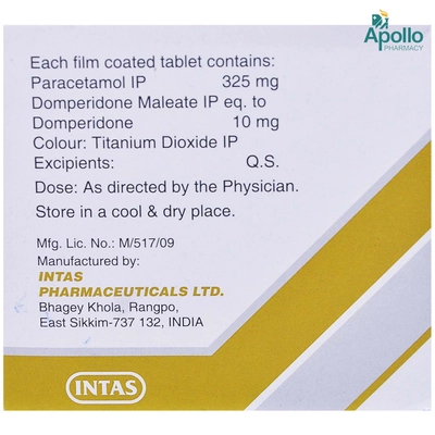 Cetadom Tablet 10's, Pack of 10 TABLETS