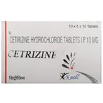 Cetrizine 10 mg Tablet 