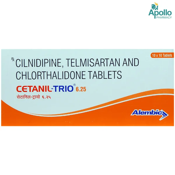 Cetanil Trio 6.25 Tablet 10's